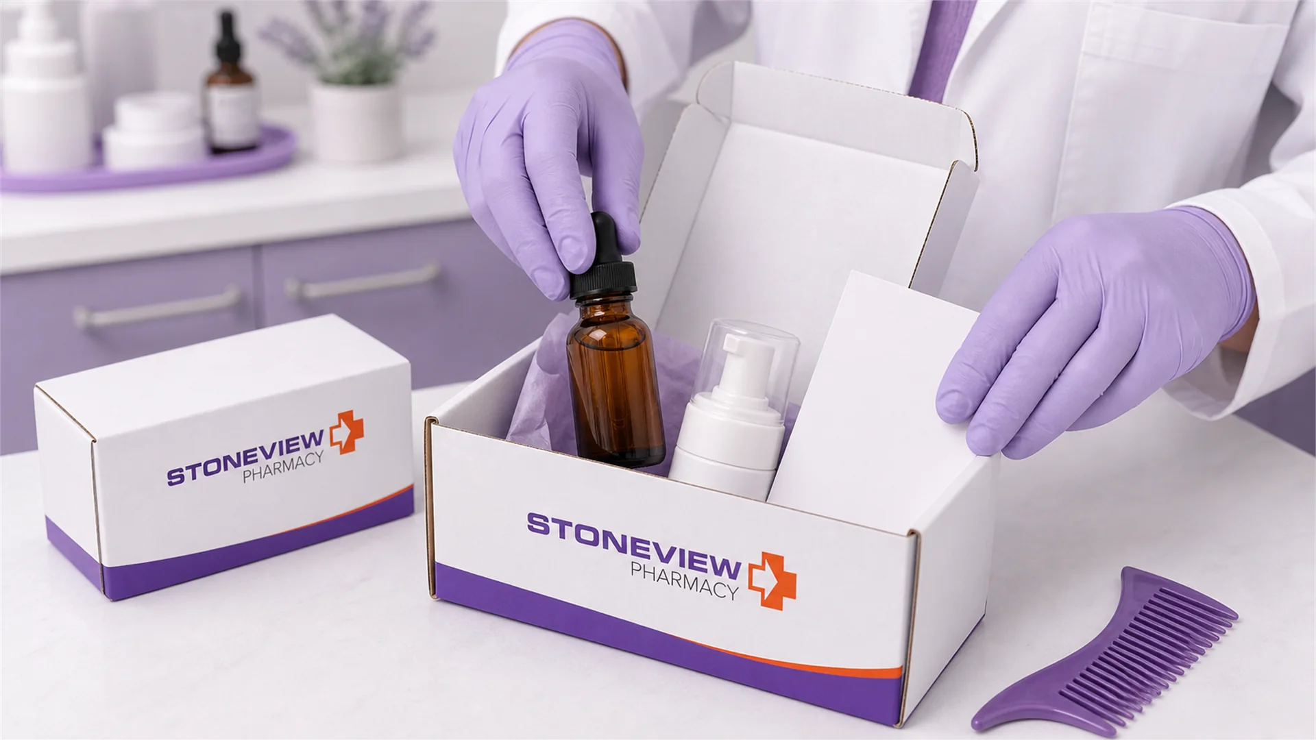 Hair health maintenance and refill packaging