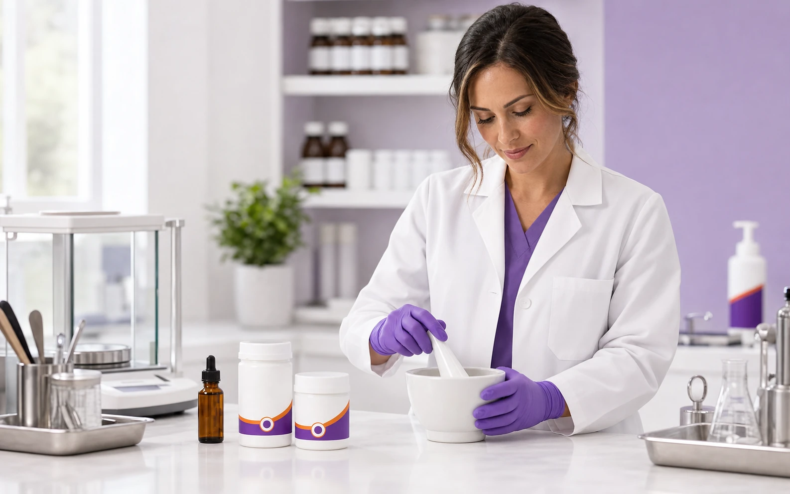 Custom compounding preparation at Stoneview Pharmacy