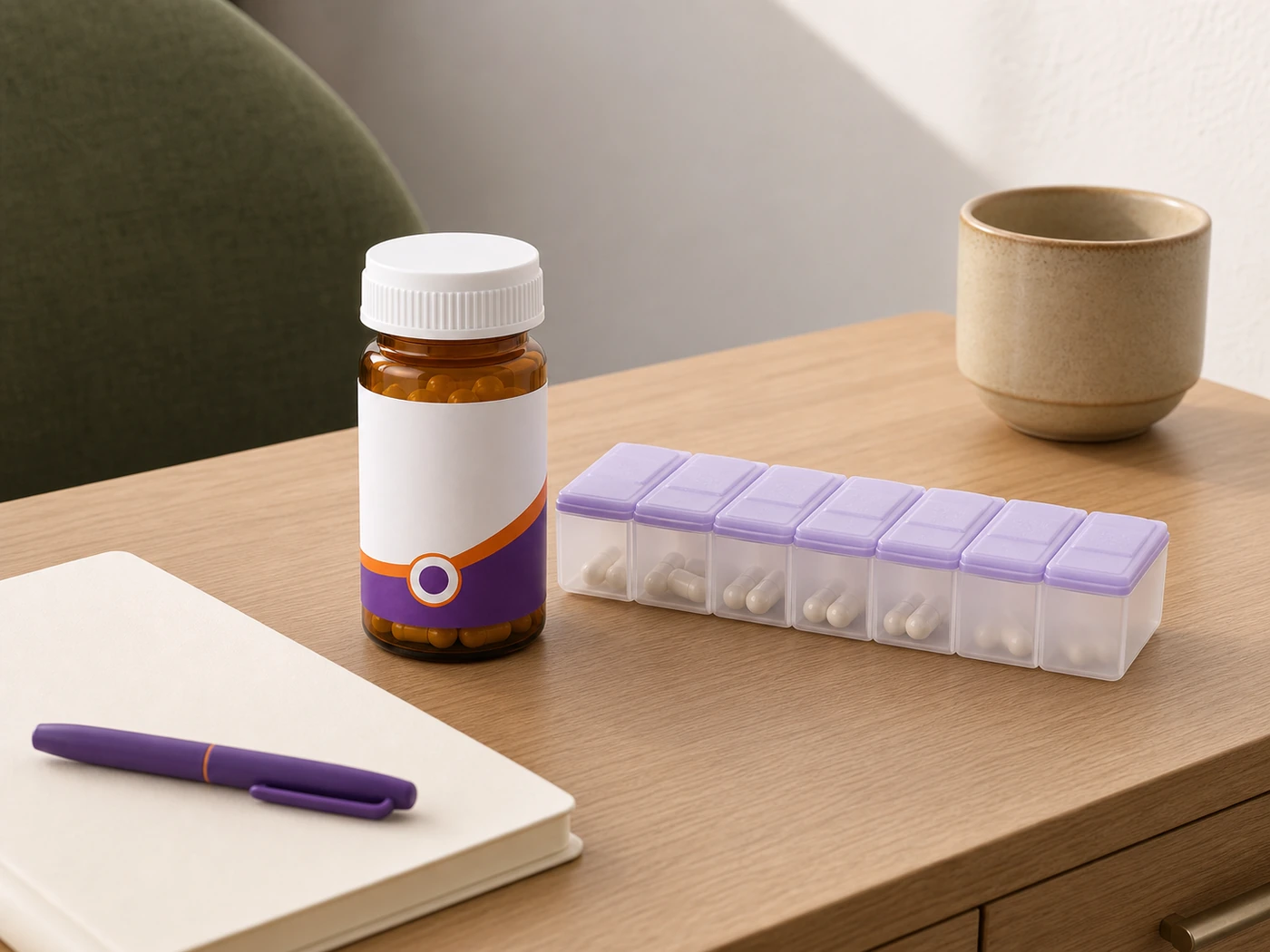 Mental health medication support and adherence packaging