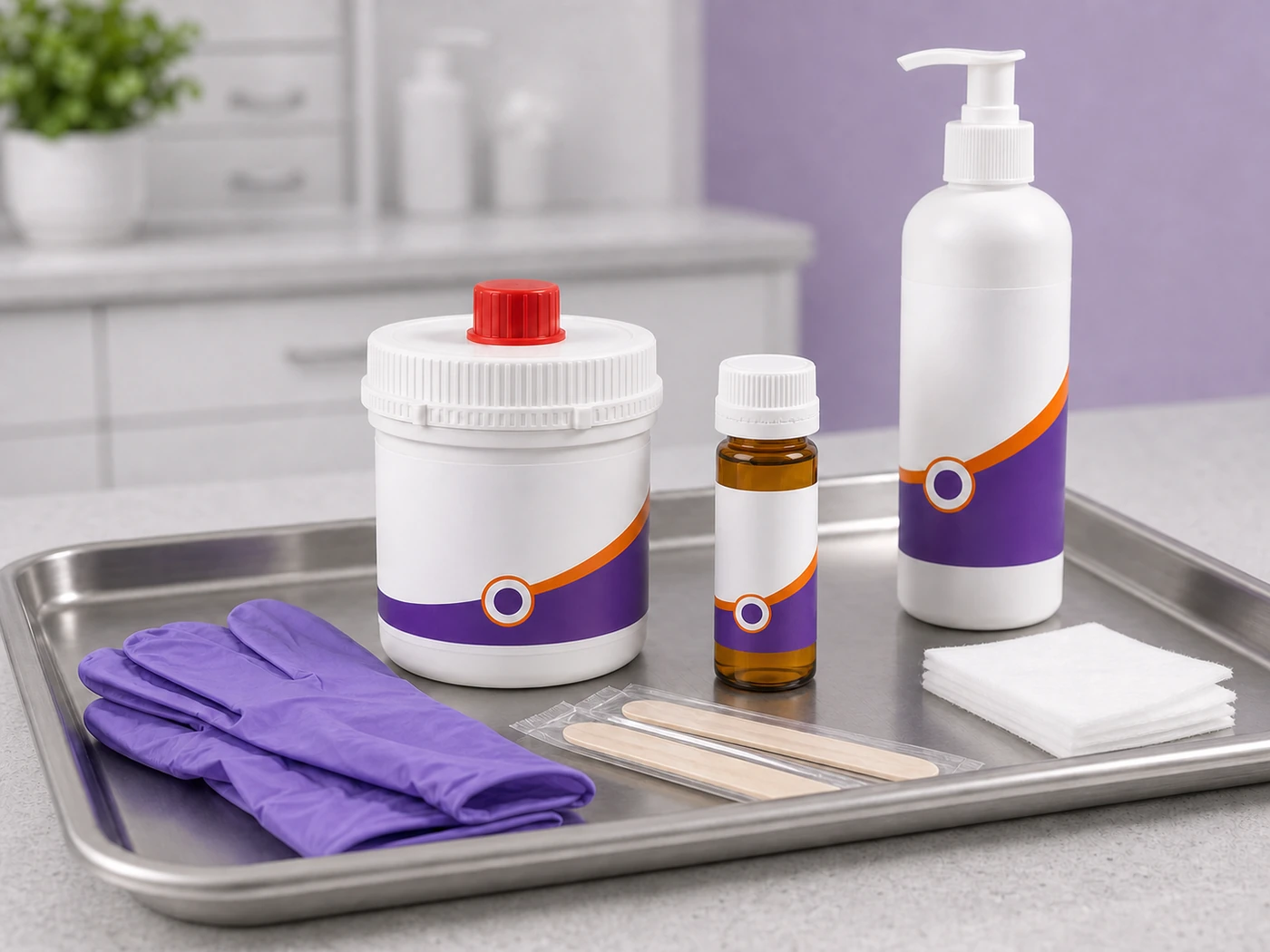 Office-use numbing cream and clinical procedure supplies