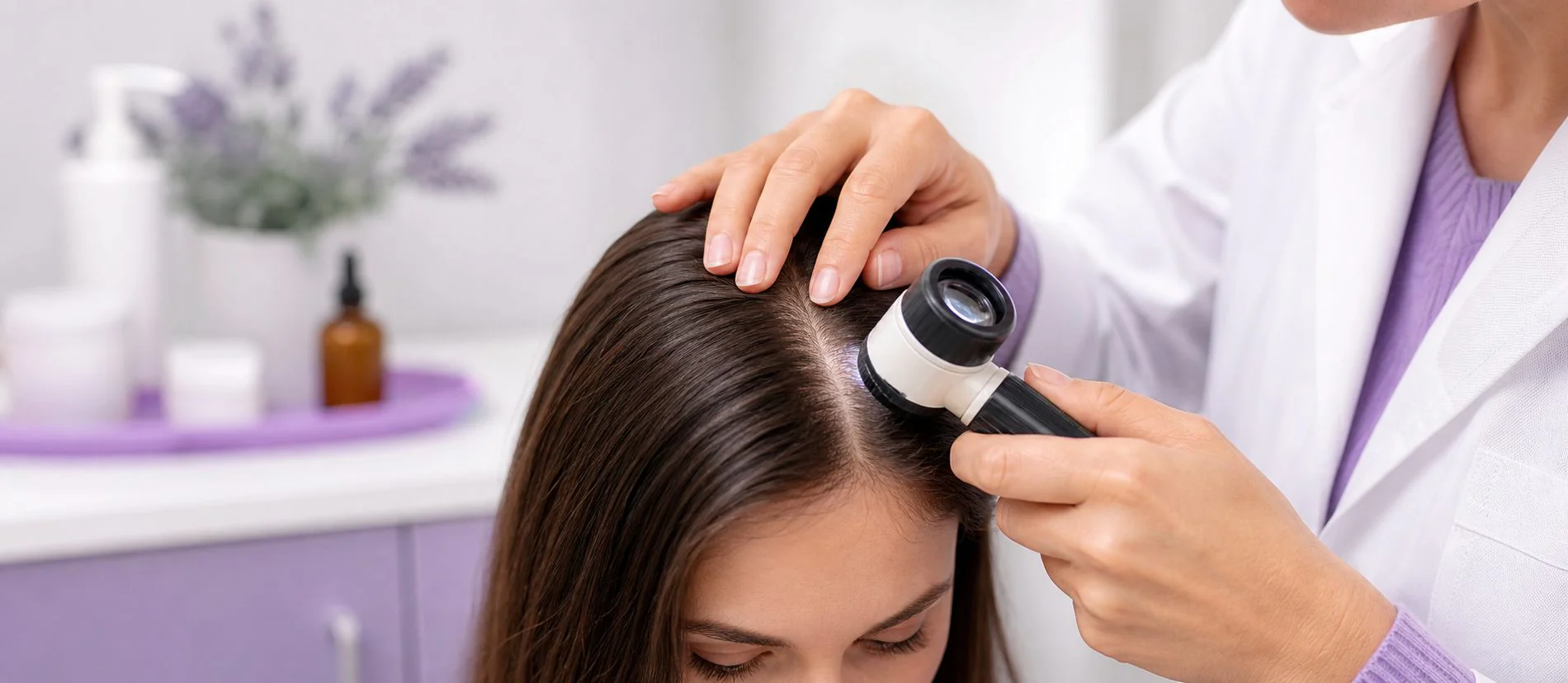 Hair and scalp assessment for compounded hair health support