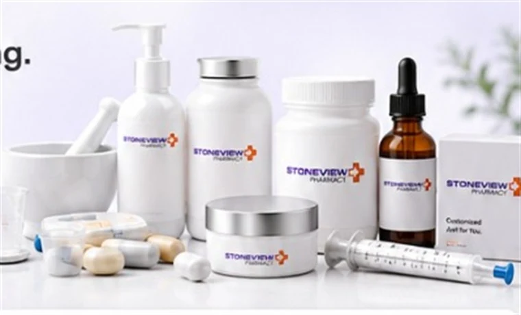 Stoneview branded compounded medication bottles and dosage forms