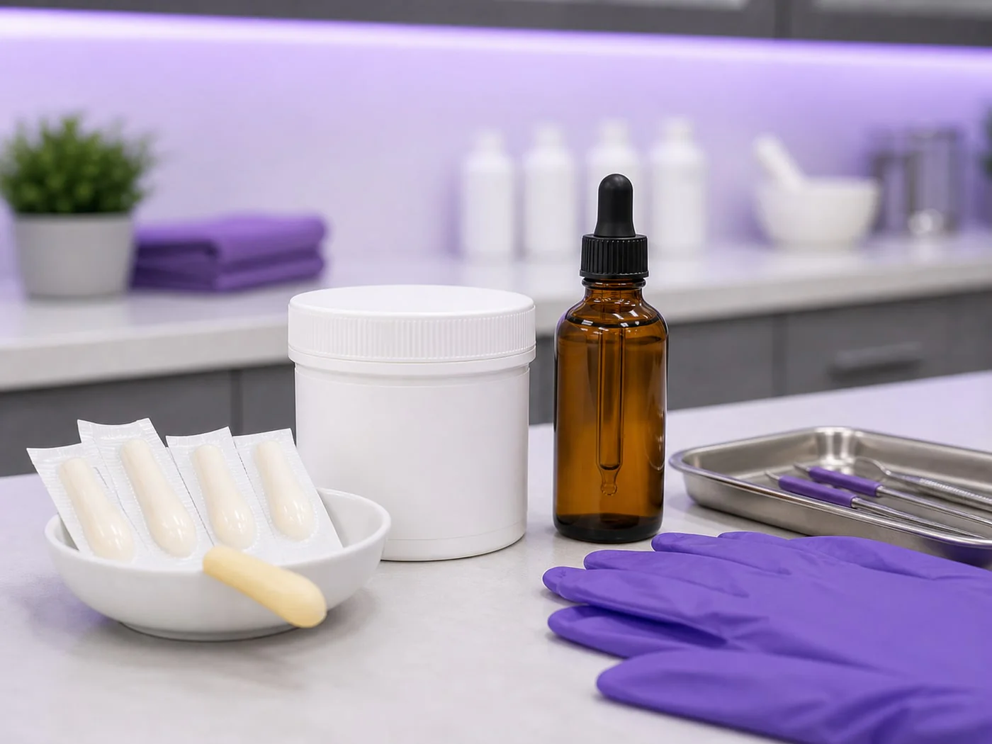 Office-use numbing cream and clinical procedure supplies