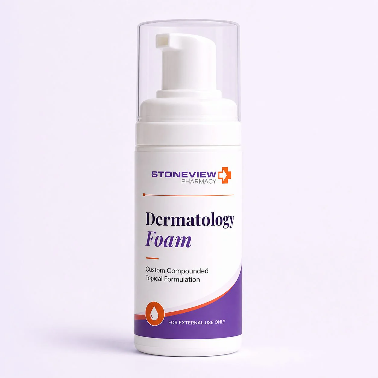 Stoneview branded dermatology foam
