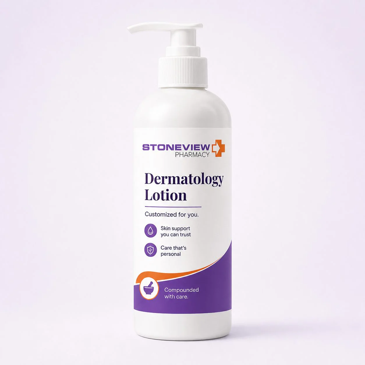 Stoneview branded dermatology lotion